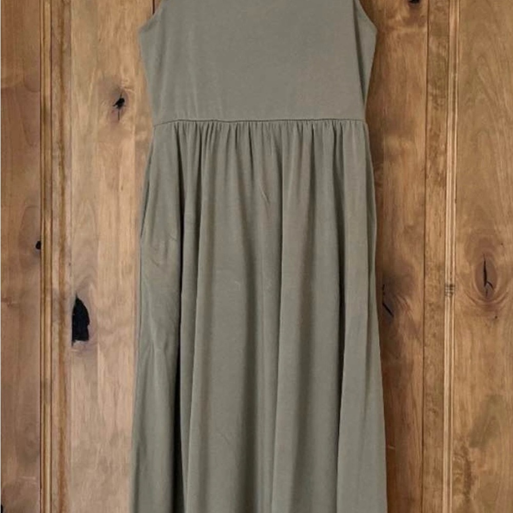 Neuflora Olive Midi Dress - Picture 7 of 8
